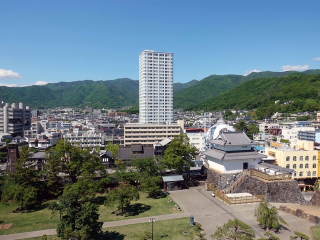 天守台から甲府市街を望む 1_edit
