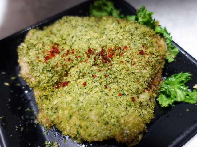 ローストチキン,香草パン粉焼き 2_edit