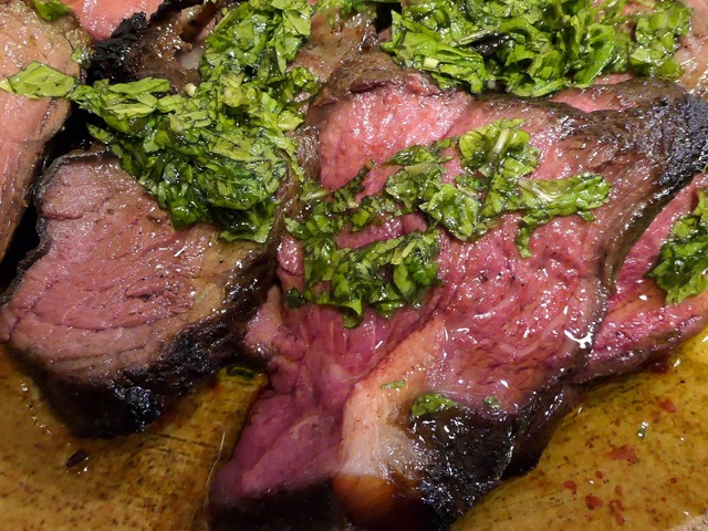蝦夷鹿モモ肉のロースト 4_edit