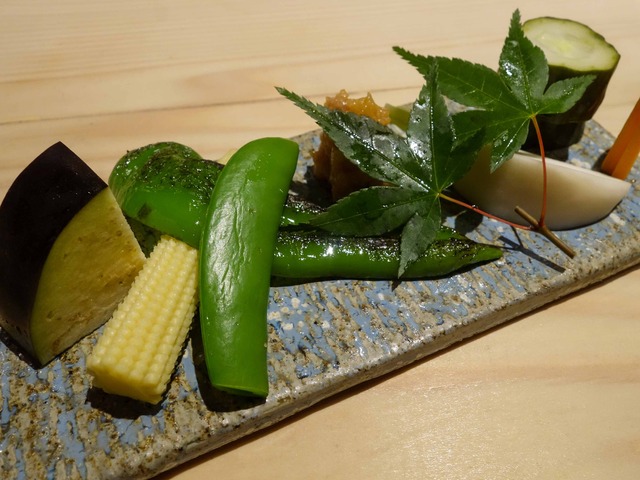 前菜(生野菜,お新香,肉味噌) 2_edit