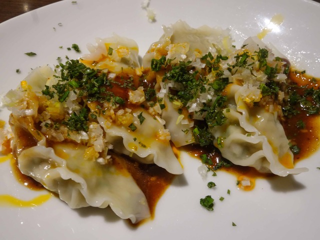 水餃子,四川ソースかけ 1_edit