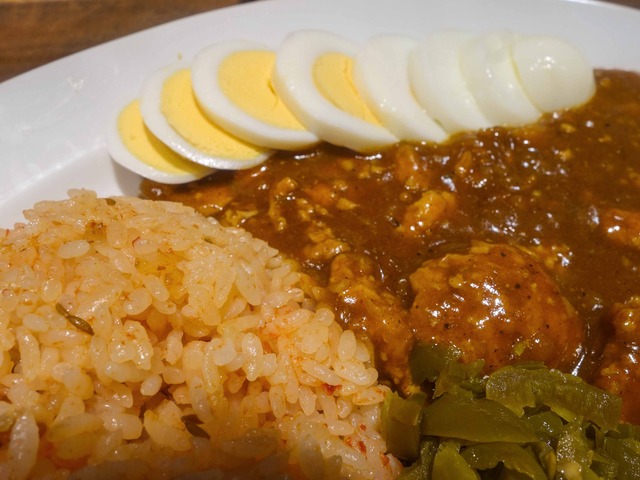 ひき肉ライス,ゆで卵,ハラペーニョ 4_edit