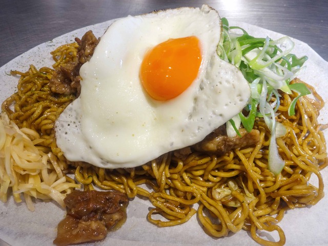 無添加ソース焼きそば(大盛り),牛すじ&九条ネギ 1_edit
