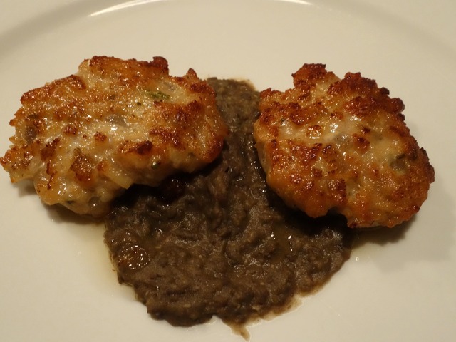 コテキーノのロースト レンズ豆のピュレそえ 2_edit