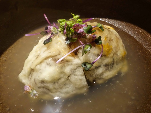椎茸のカニ詰め餡かけ 3_edit