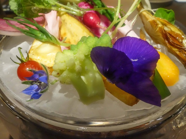 有機野菜とズワイガニとカニ味噌のフレンチバーニャカウダ 4_edit