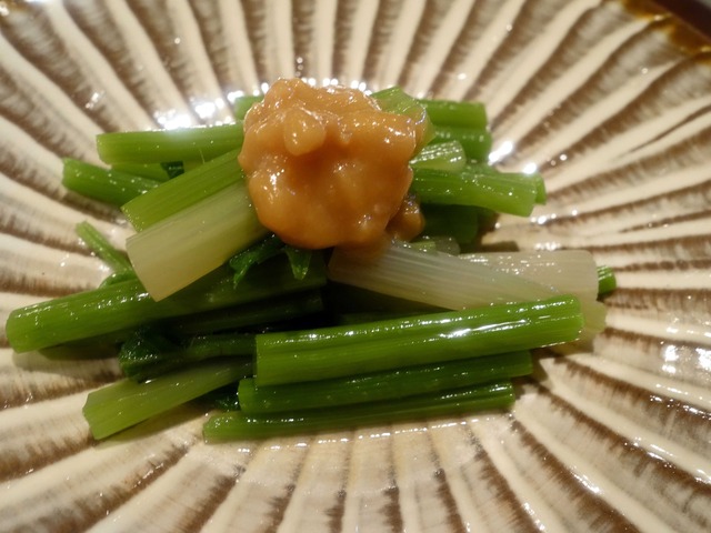 アイコ山菜浸し 肉味噌添え_edit
