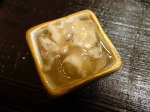 八寸(フグの煮こごり) 2_edit