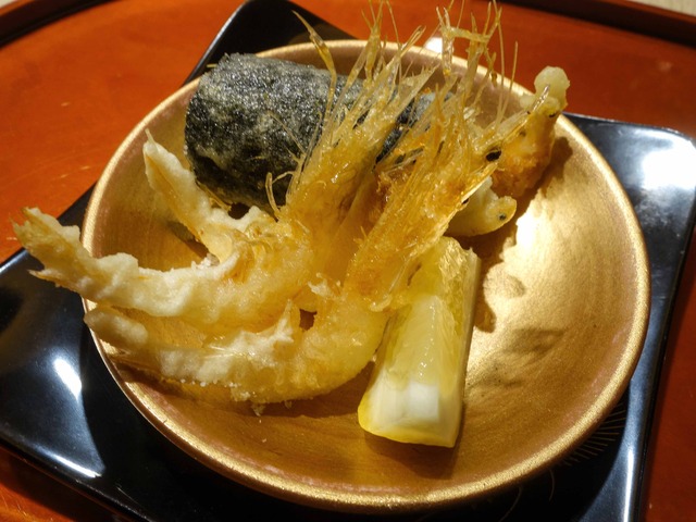 白エビと白魚の天ぷら 1_edit