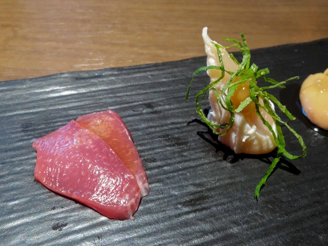 鶏刺し盛り合わせ(砂肝,ささみ)_edit