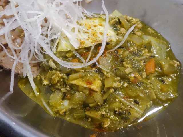 キャベツとほうれん草のカレー 5_edit