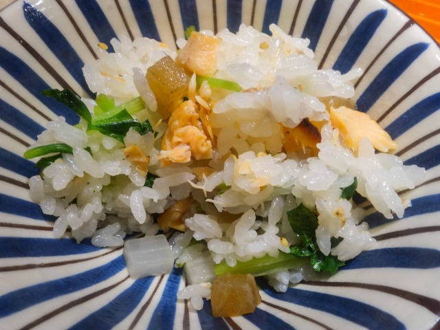 サクラマスと大根,ウドの炊き込みご飯 5_edit