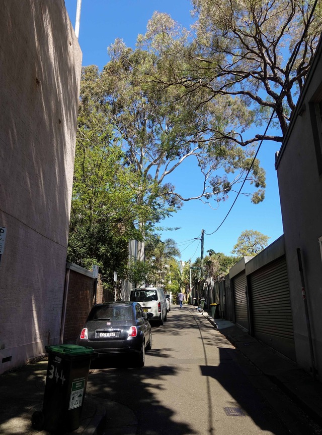 Napier St から Little Dowling St を望む_edit