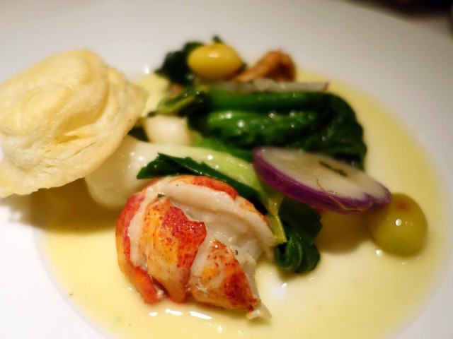 オマール海老と冬野菜の発酵バターソース和え フユイテ添え 2_edit