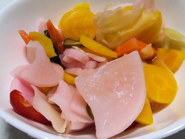 お野菜と黒糖蜜のピクルス 2_edit