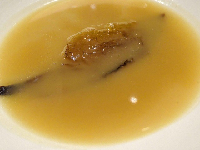フカヒレのステーキ,白湯スープ 2_edit