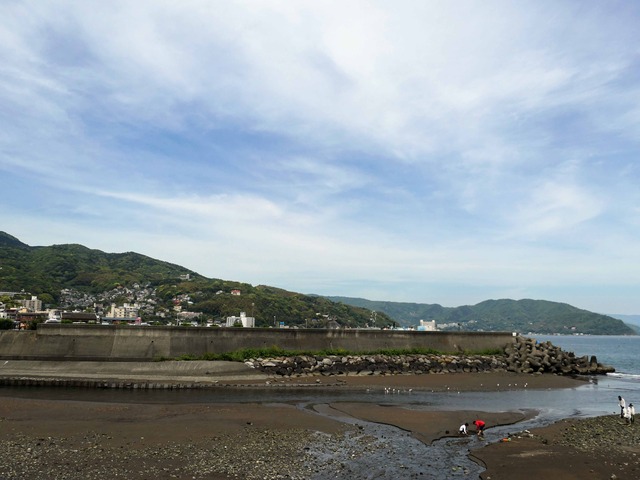 松川(伊東大川)の河口 2_edit