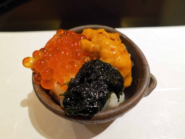 イクラ,ウニ,海苔のミニ丼 1_edit