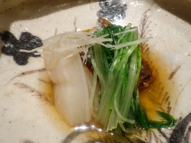 焼き茄子,身欠き鰊,白ずいき,京水菜 2_edit