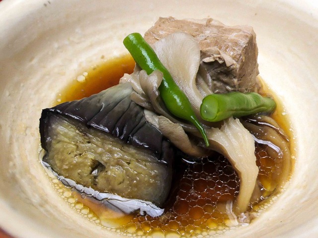 秋野菜と豚角煮_edit