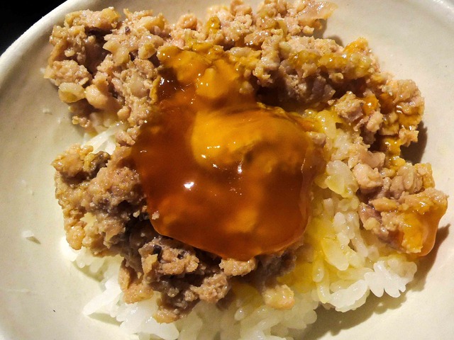 鶏そぼろ,卵黄の醤油漬け 2_edit