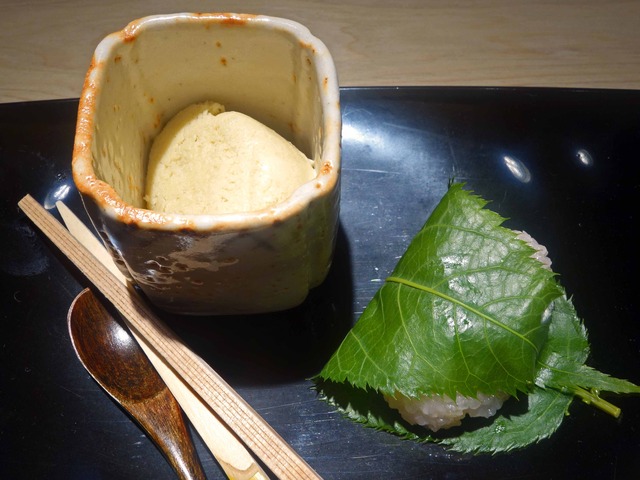 甘味_ほうじ茶アイス,桜餅_edit