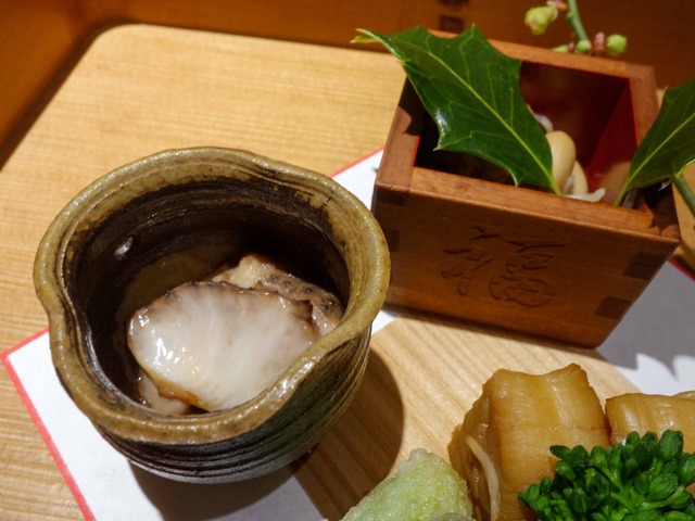 八寸(茶ぶりナマコの酢の物)_edit