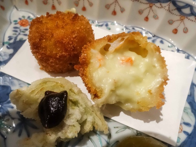 カニクリームコロッケ,ふきのとう 4_edit