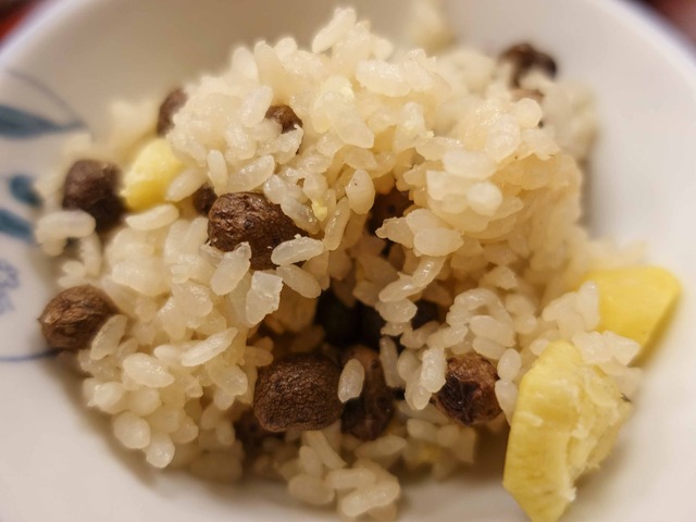 零余子と栗の炊き込み御飯 2_edit