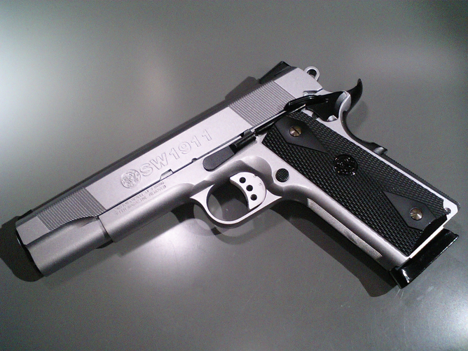 WA SCW S&W SW1911 カスタム有　ホルスター＆ベルト、替マガジン付 WA SCW S&W SW1911 カスタム有 ホルスター＆ベルト、替マガジン