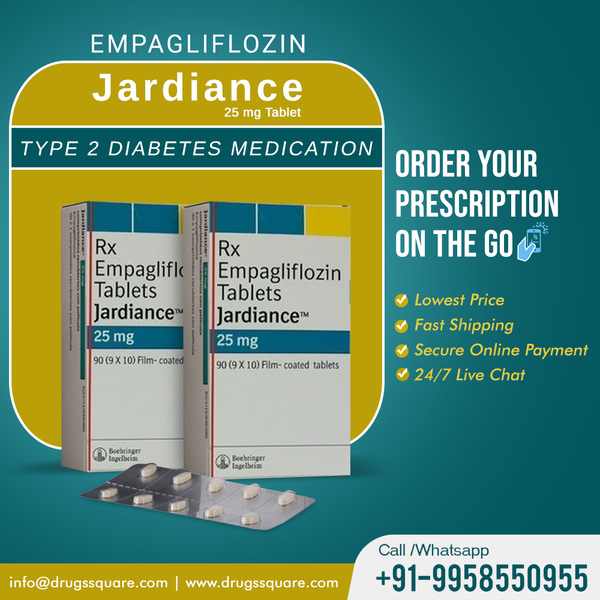 ジャーディアンス25mgの価格 - インドからオンラインJardianceエンパグリフロジン錠を購入する : Drugssquare.com