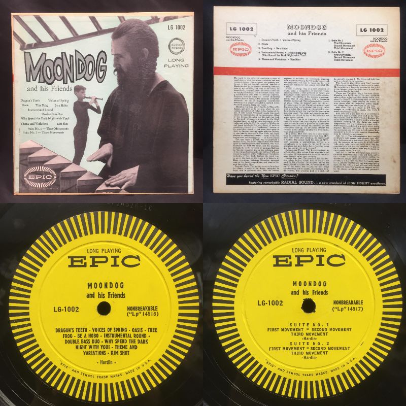 中古】11/10(木) 盲目のNYストリート・ミュージシャン、MOONDOG