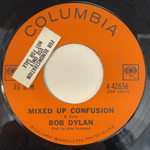 中古】7/6(日) <<45r.p.m.>> ～BOB DYLANによる伝説的'62年1st