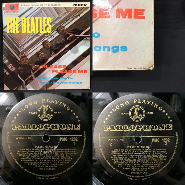 BEATLES★Please Please Me UK Y/B Parlopho