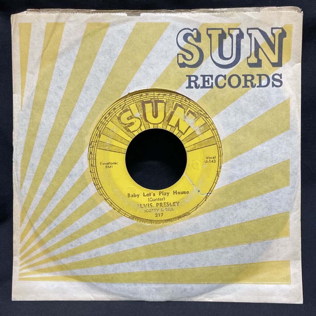 Baby let's play house 7インチ USオリジナ Elvis 【公式通販】