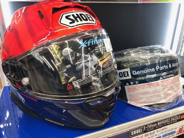東川口2りんかん】SHOEI X-Fifteen MARQUEZ 7ご購入特典あります