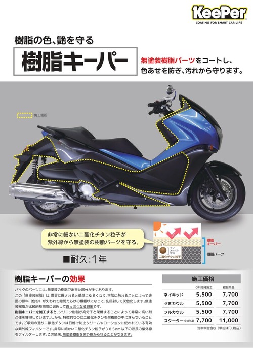 樹脂キーパー