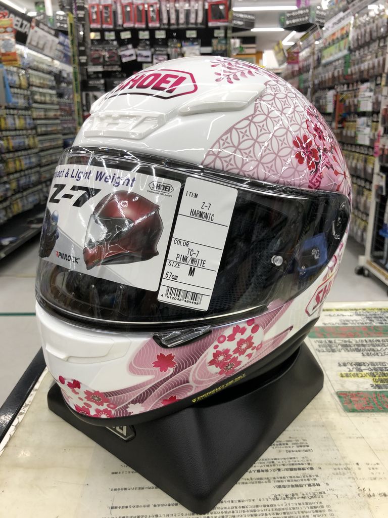 〖即購入、値下げ可〗SHOEI z-7 ハーモニック 花柄 ヘルメット 即購入、値下げ可〗SHOEI z-7 ハーモニック 花柄 ヘルメット 即購入