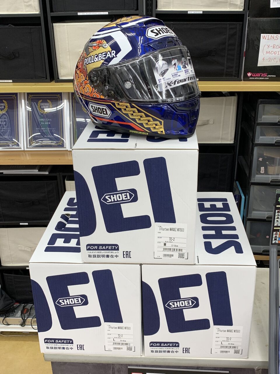 SHOEI X-14(X fourteen) マルケス モテギ3 motegi3（X-14 Fourteen