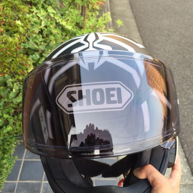 SHOEI 純正シールド CWR-1 『メロースモークミラー/ ブルー』 SHOEI 純正シールド CWR-1 『メロースモークミラー/ ブルー』