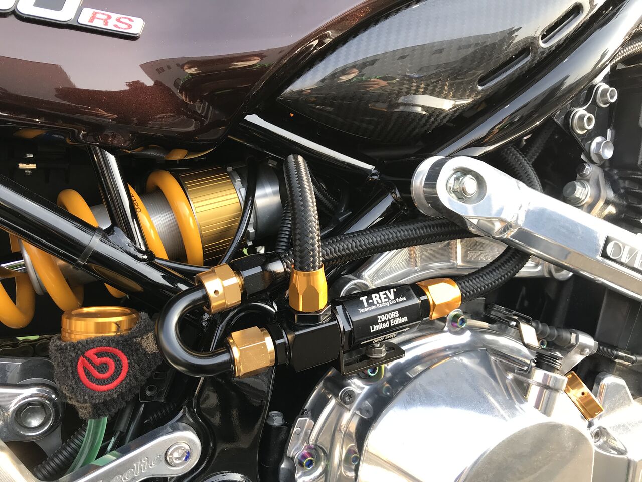 Z900RS T-REV取回しを超カッコよく変更！ : 2りんかんブログ
