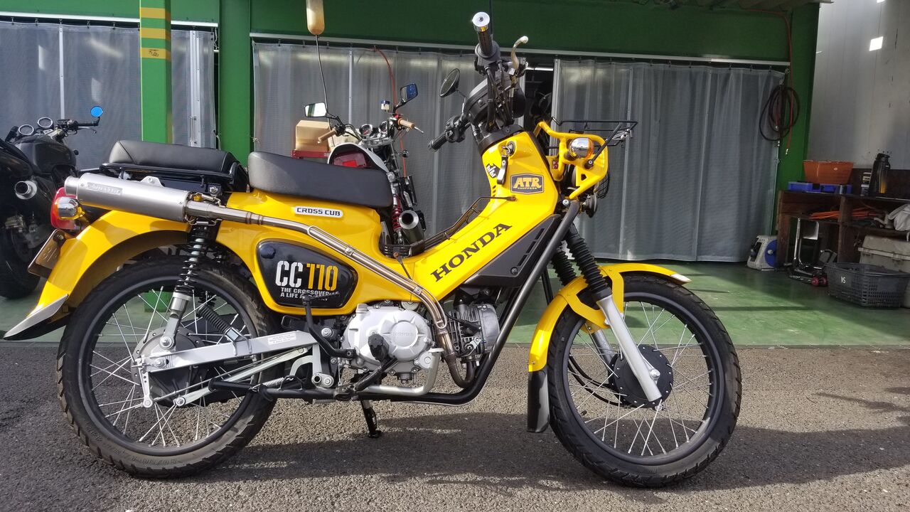 売切!!スーパーカブ オフロード仕様 走行4,616km AA04 検) ハンターカブ クロスカブ