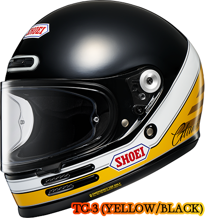 SHOEI GLAMSTER ビバーク　グラムスター② SHOEIのレトロなフルフェイスヘルメットに新グラフィック