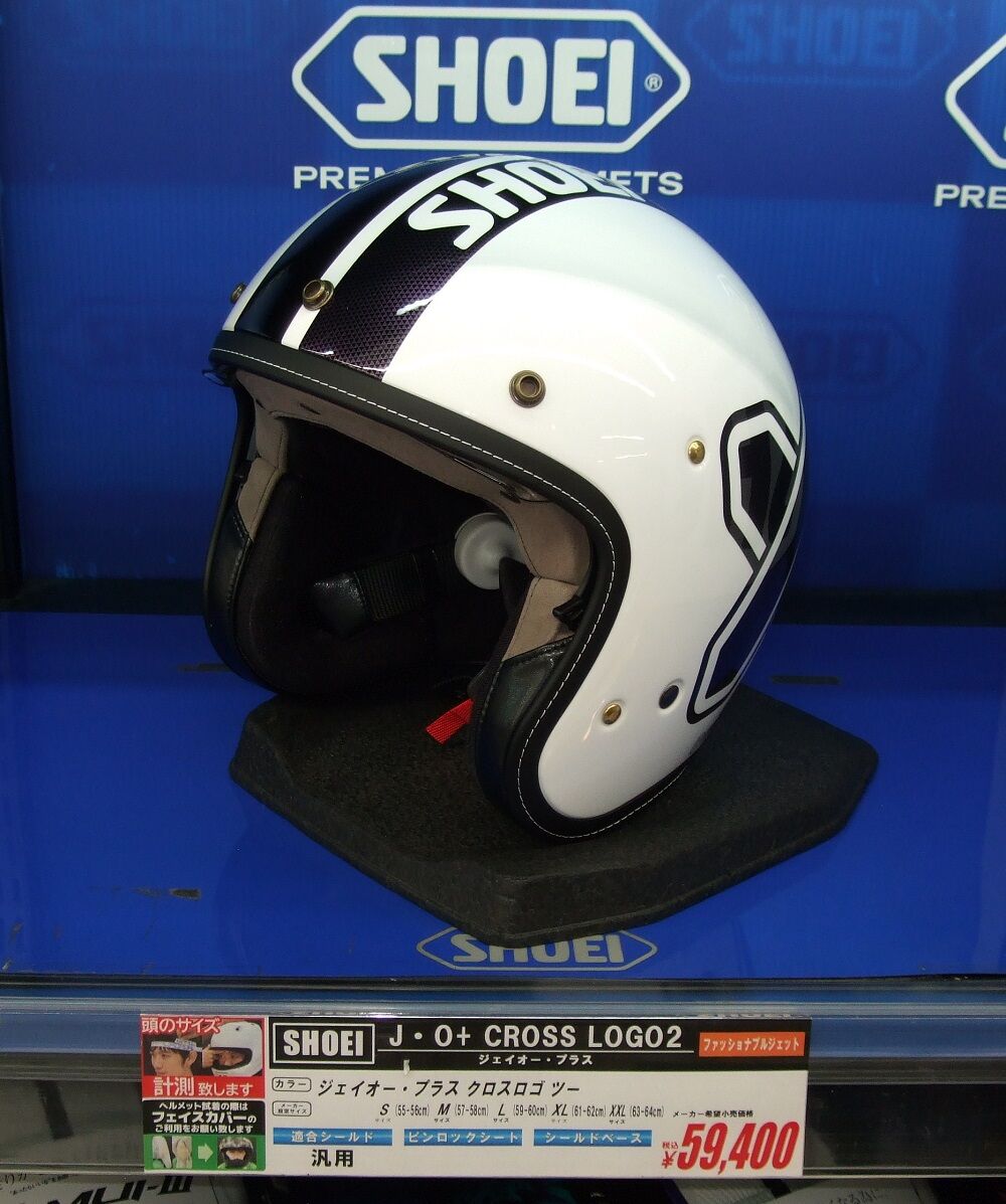 SHOEI J・O+ CROSS LOGO2 入荷しました : 2りんかんブログ