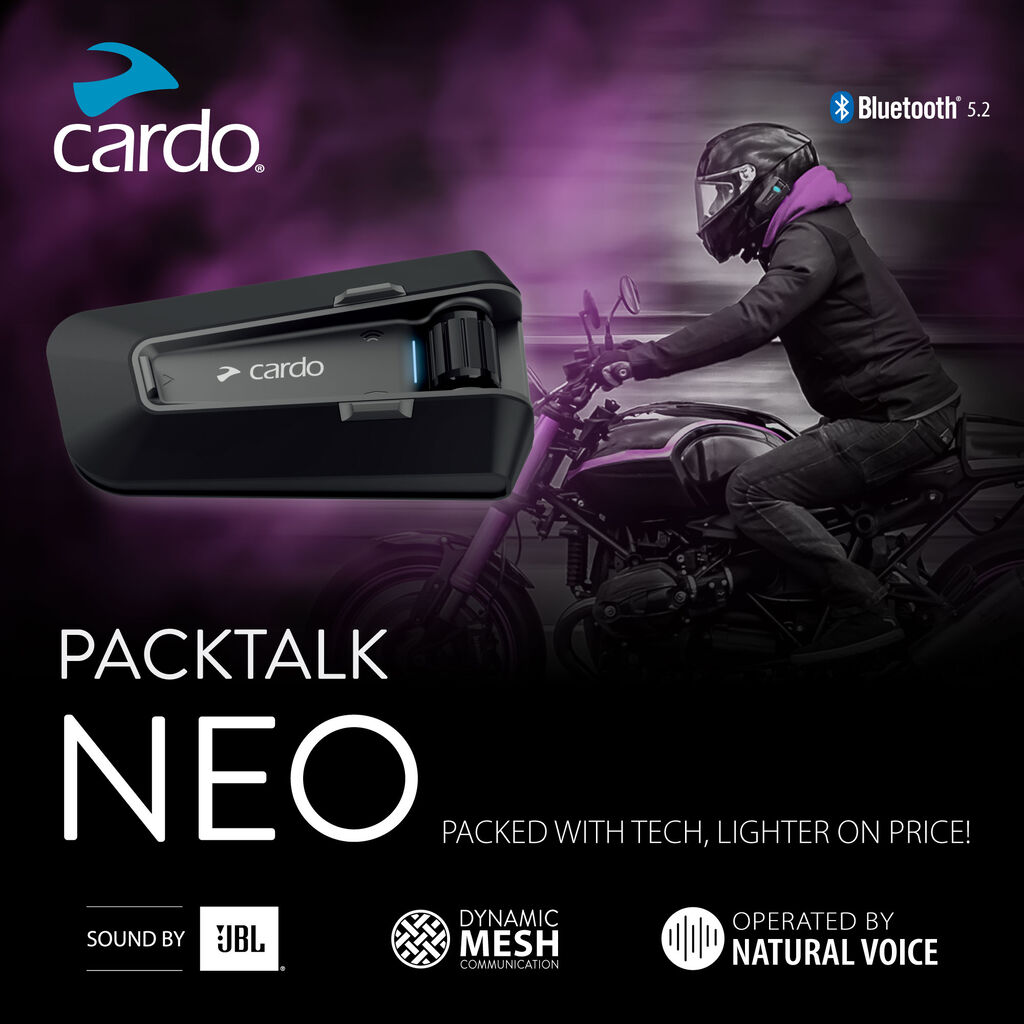 8/1～9/3限定】人気インカムメーカーCardoから「PACKTALK NEO」が特別