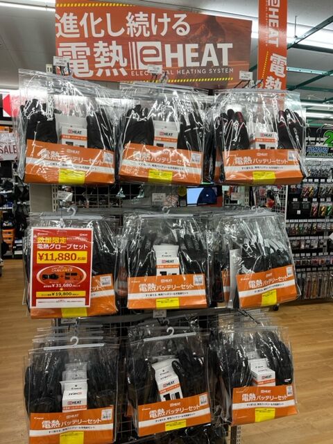 TAICHI 電熱ジャケット 電熱グローブ　セット売り TAICHI e-HEAT 電熱 グローブセット プロテクター付き L 【楽天市場