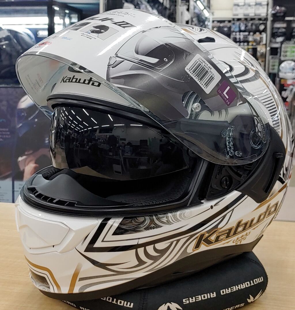 美品‼️　OGKカブト　KAMUI-3　XL　最短当日出荷‼️ OGK KABUTO KAMUI3 ホワイトゴールド XL