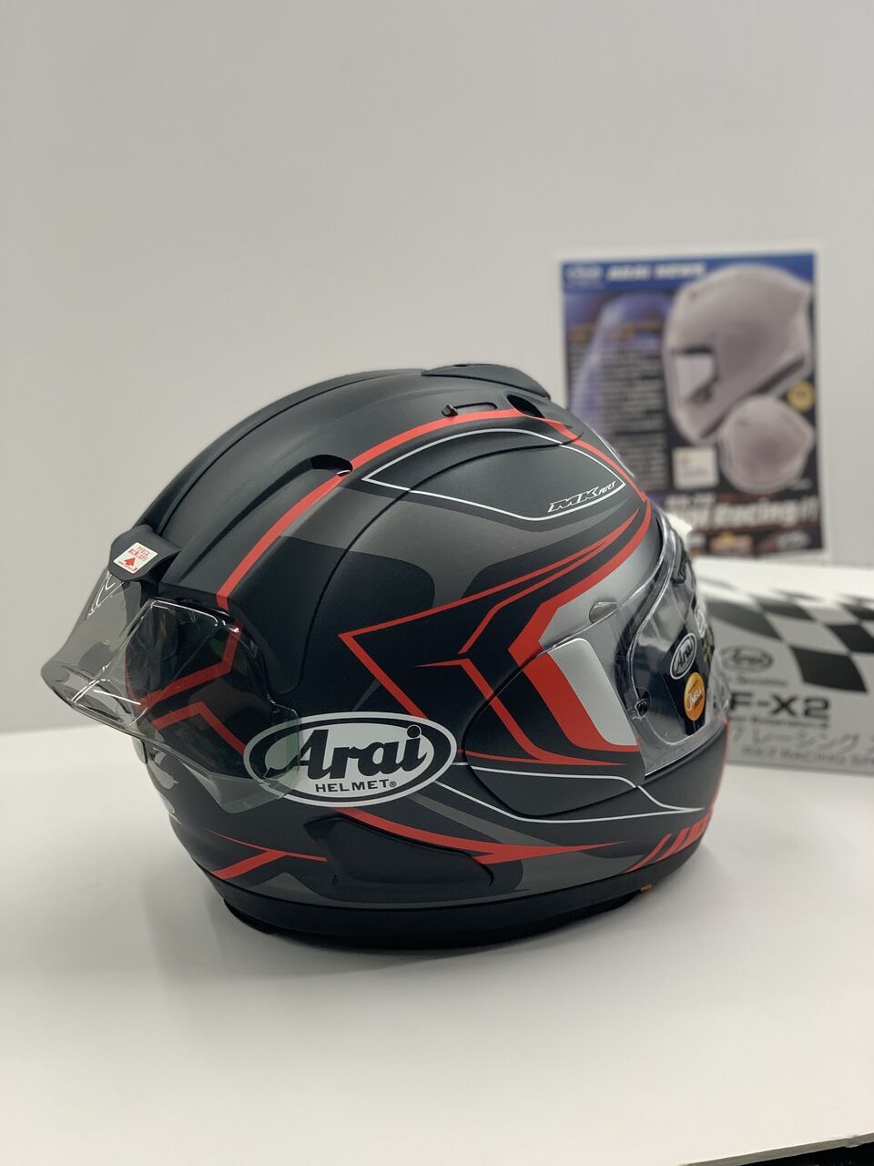 新品】アライ ARAI RX-7X 105123 グラスホワイト レーシングスポイラー