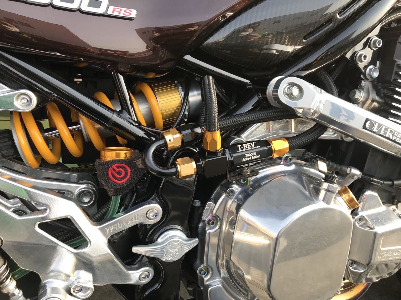 Z900RS T-REV取回しを超カッコよく変更！ : 2りんかんブログ