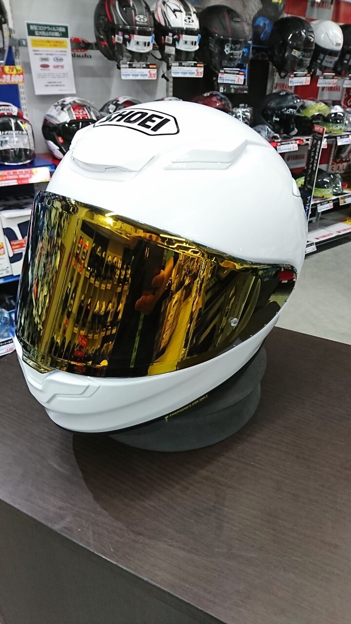 極美品 SHOEI ソフトスモークシルバーミラーシールド Z-8専用 ...